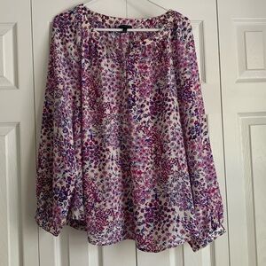Talbots floral blouse